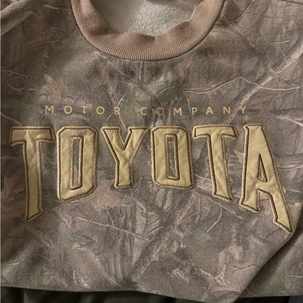 Toyota Camo Crewneck Sweatshirt Mens Small S